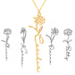 Personalized Birth Flower Necklace