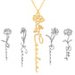 Personalized Birth Flower Necklace