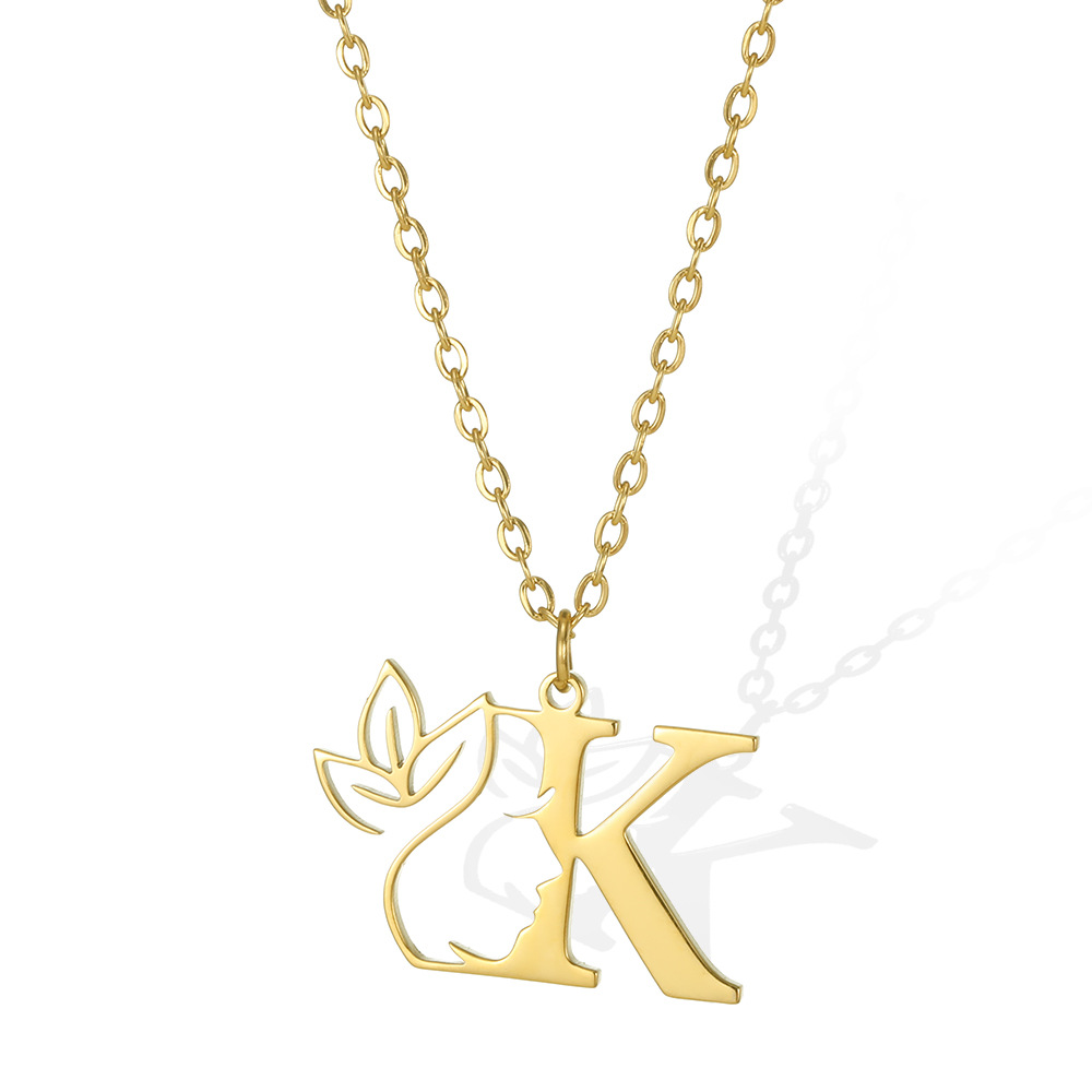 Golden Letter Necklace