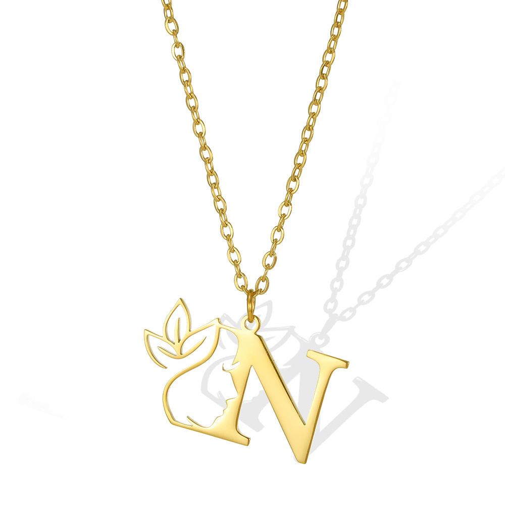 Golden Letter Necklace