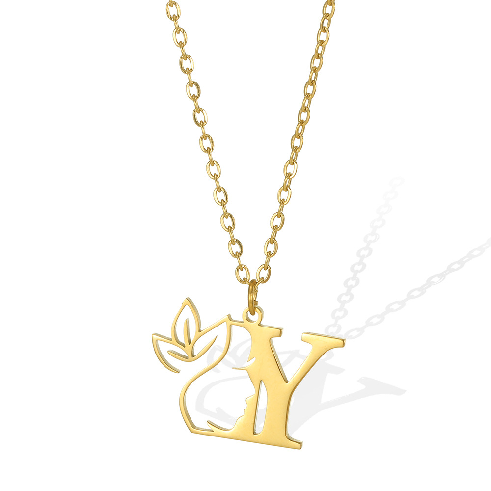 Golden Letter Necklace