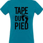 T-shirt bleu Tape du Pied Teufeur