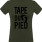 T-shirt kaki Tape du Pied Teufeur