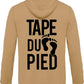 Sweat beige Tape du Pied Teufeur 