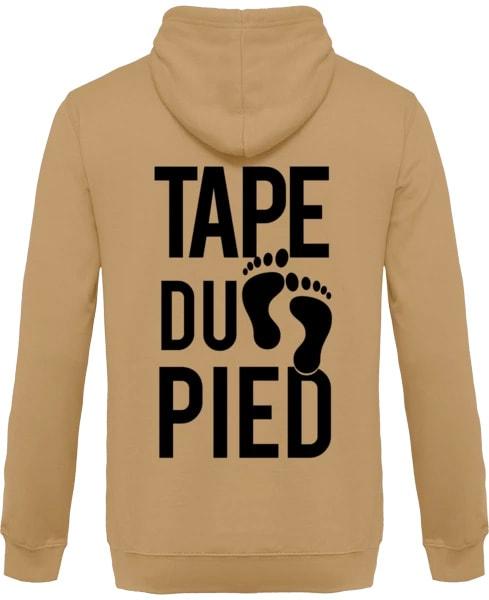 Sweat beige Tape du Pied Teufeur 