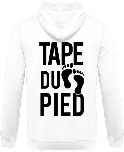 Sweat Blanc Tape du Pied Teufeur