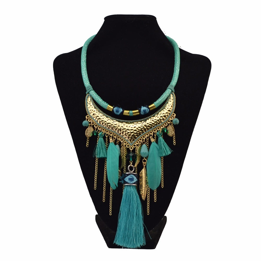 Collier Turquoise Ethnique