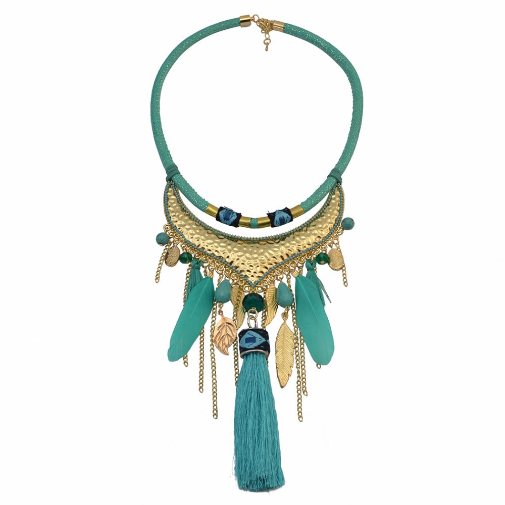 Collier Turquoise Ethnique